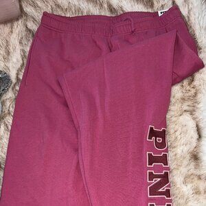 PINK Women's Cuffed Ankle Sweatpants. Size XL